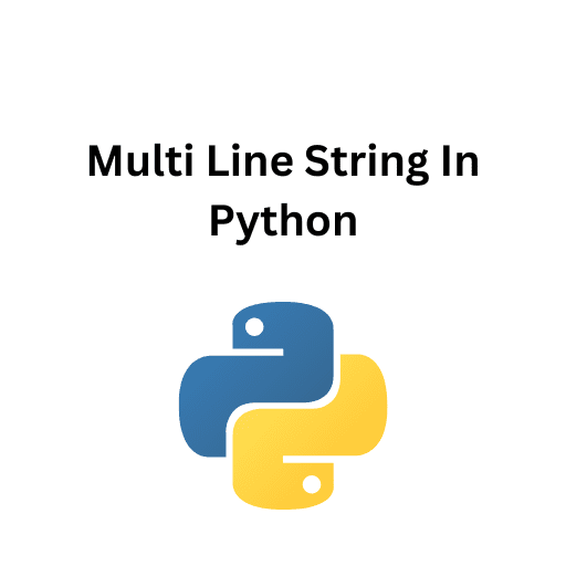 22.Multi Line String In Python